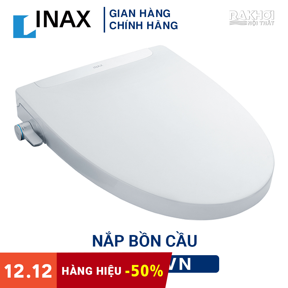Nắp bồn cầu thông minh Inax CW-S32VN, Inax Chính Hãng, Nắp bồn cầu rửa cơ không dùng điện