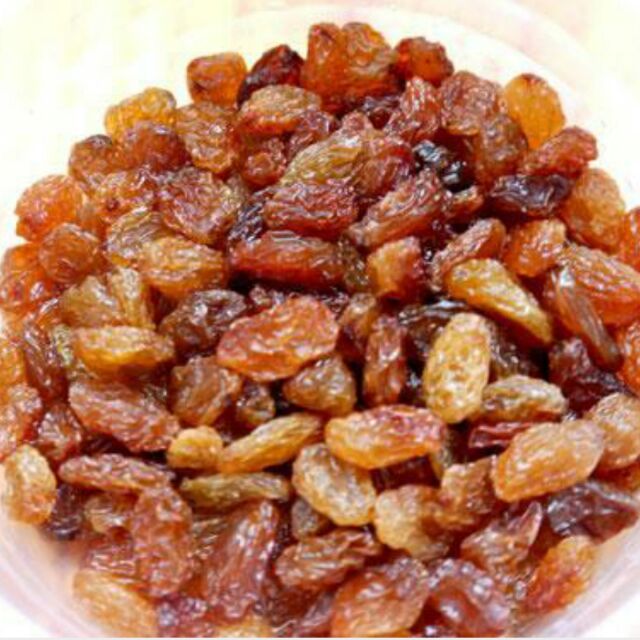 Nho Nâu Ấn Độ gói 100gr (chiết từ thùng 10kg, hãng Malayar)