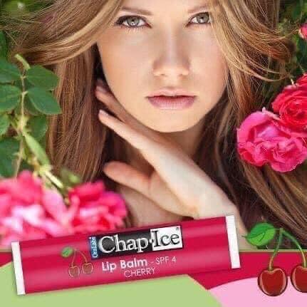 Son Dưỡng OraLabs Chap Ice Lip Balm Cherry USA ( tách lẻ 1 cây )