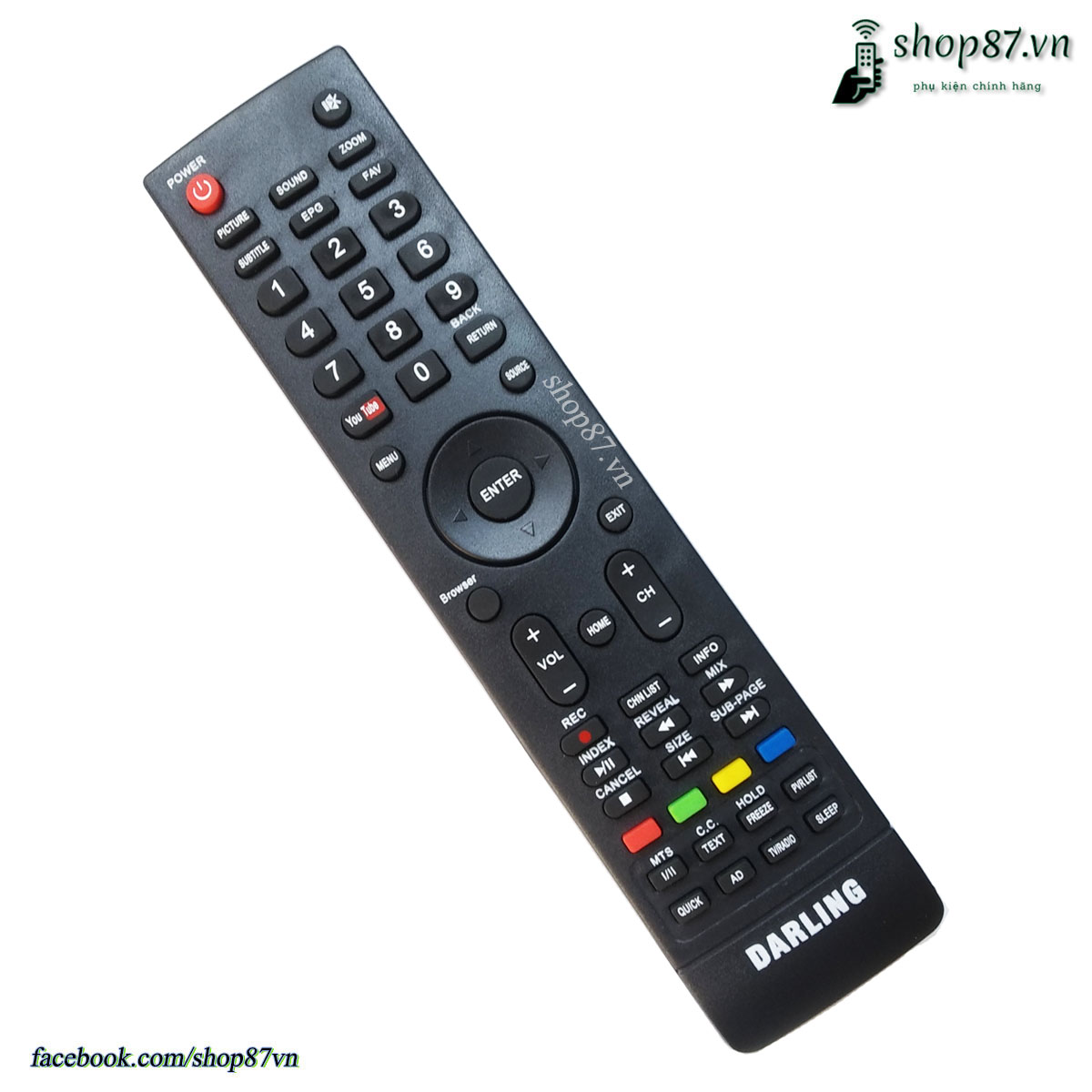 Remote điều khiển tv Darling | Lazada.vn