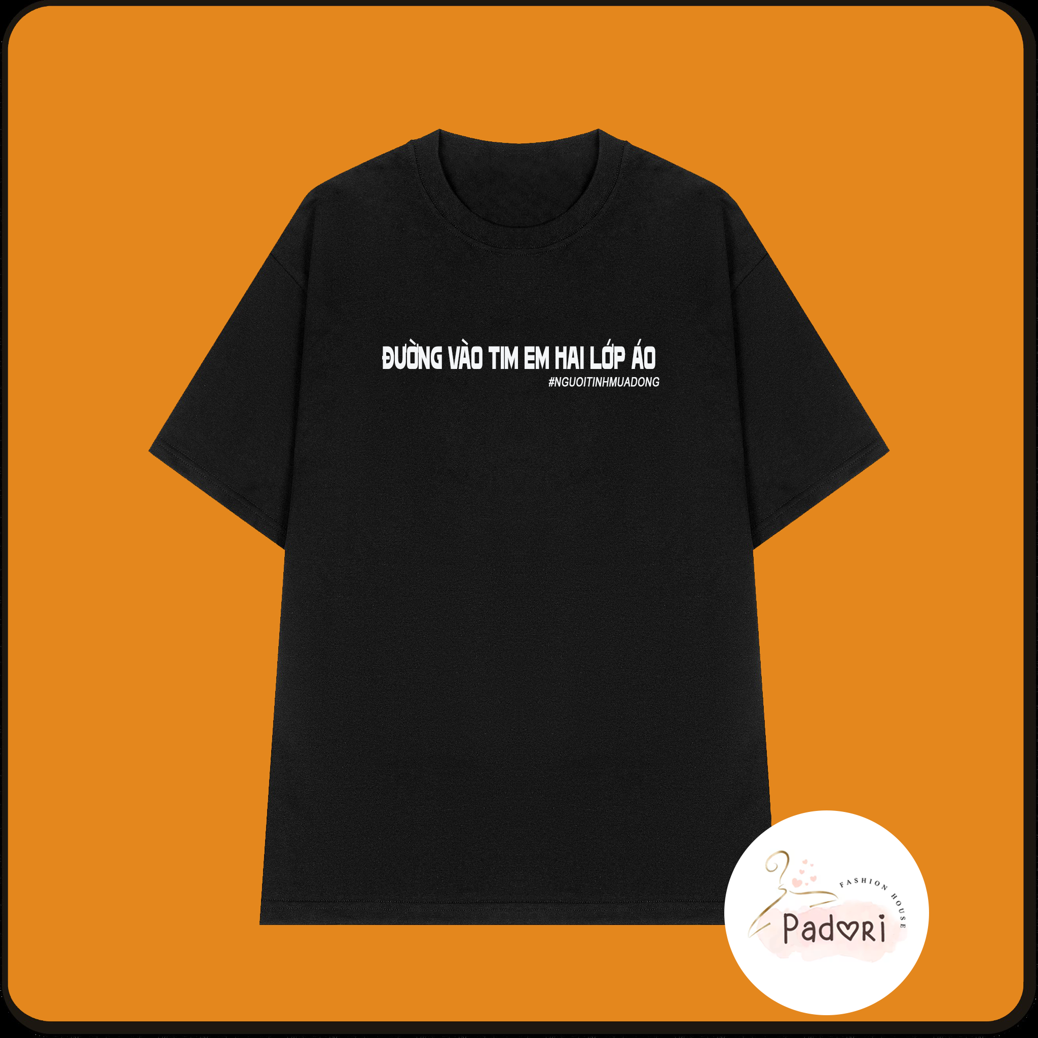 Unisex unisex double layer heart T shirt