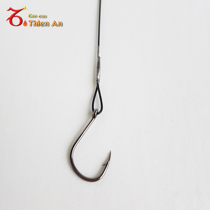 Dây cáp kèm lưỡi câu cá chim y hình 10 cái  (xả hàng giảm giá và cam kết bảo hành đổi trả ạ)