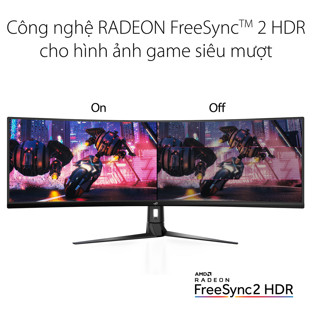 Màn Hình Cong Gaming Asus ROG Strix XG49VQ 49" VA 144Hz - Hàng Chính Hãng