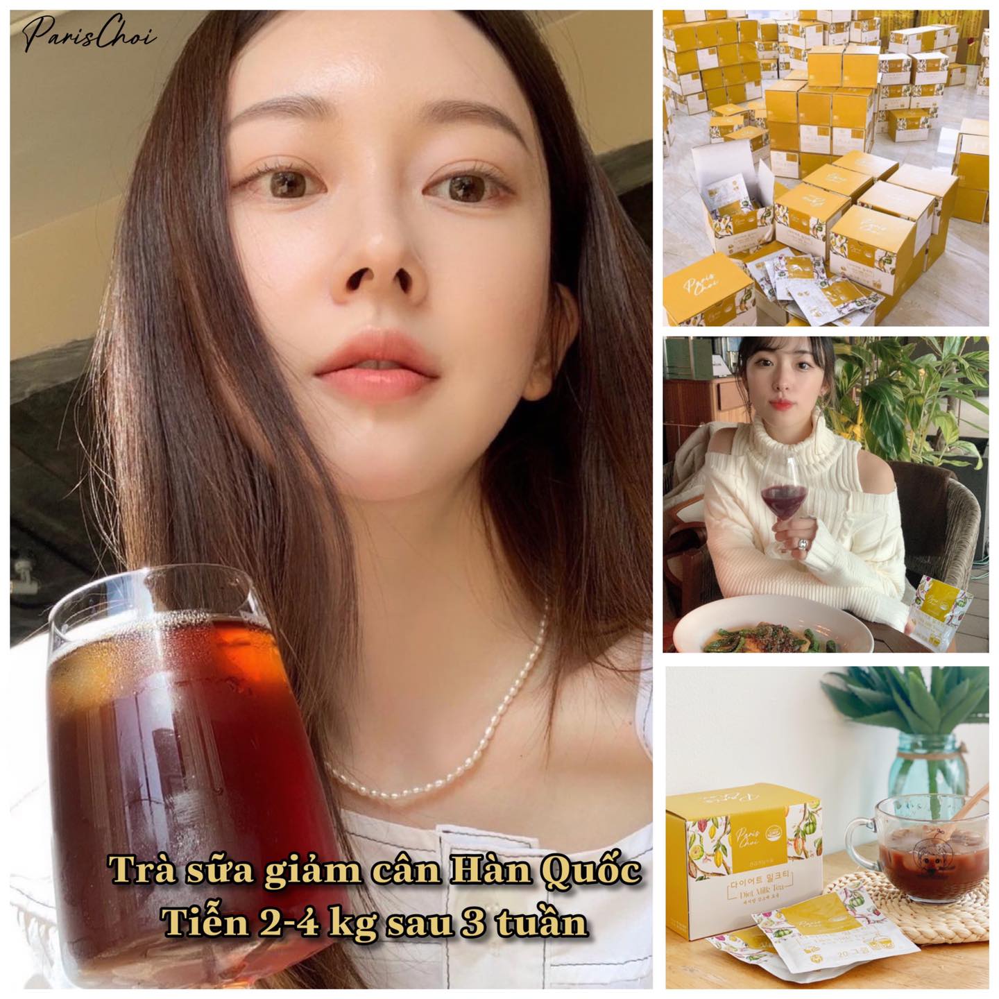 Trà sữa giảm cân Diet Milk Tea Paris Choi