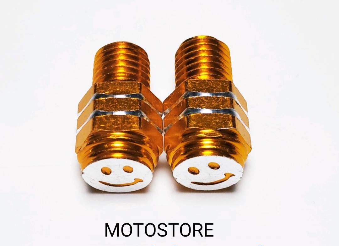 Ốc Chân Gương Xe Máy Hình Mặt Cười (giá 1 Đôi)