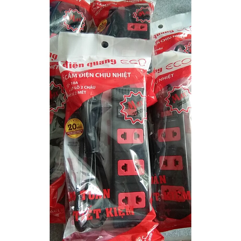 Ổ cấm 3 lỗ điện quang kèm [ rẻ vô địch ]