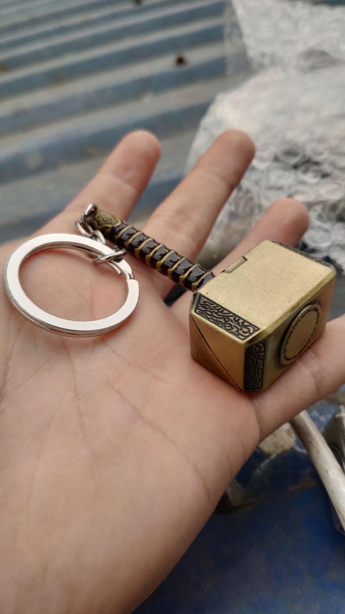 [THÉP TITANIUM] Búa thor mô hình móc treo chìa khóa Thor Marvel Figure