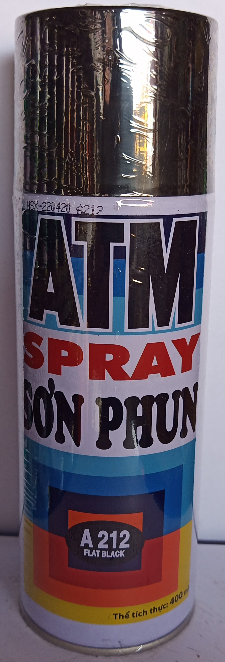 Sơn Phun ATM 400ML Đen Mờ (A212)