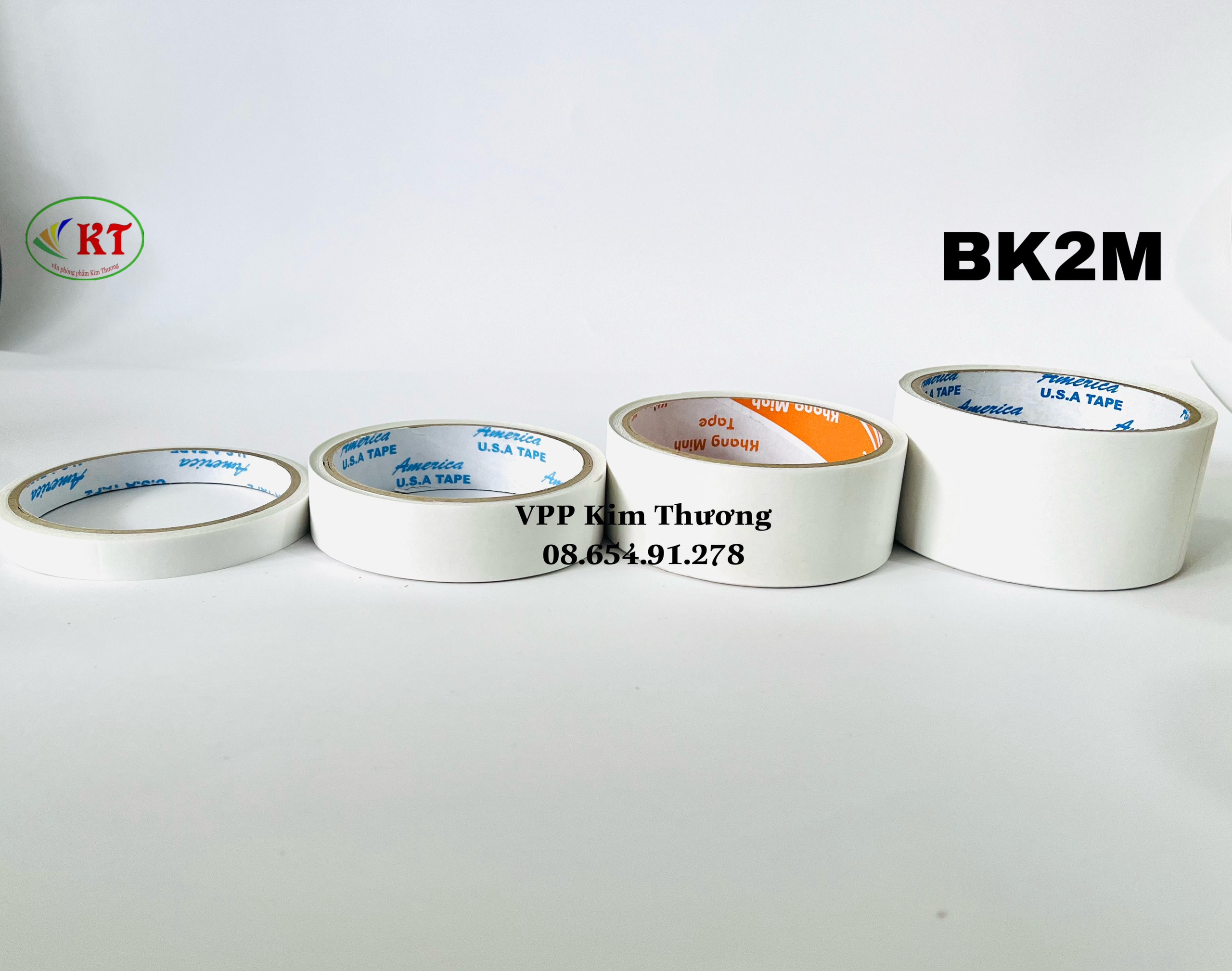 Băng keo 2 mặt đủ các size 1F2, 2F4, 3F6, 4F8