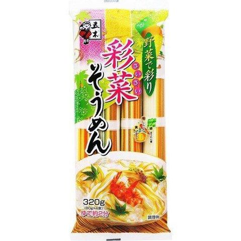 Mì Somen rau củ ngũ sắc cho bé từ 9 tháng ( Gói 320g )