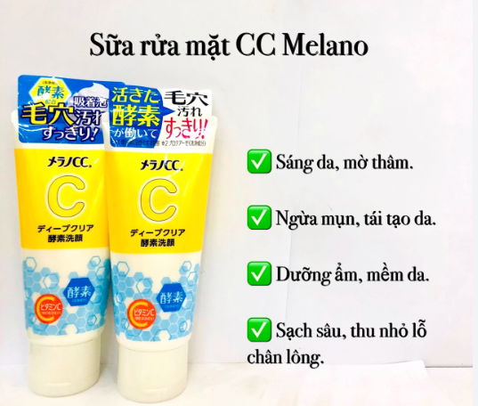 Sữa rửa mặt tạo bọt CC Melano 130