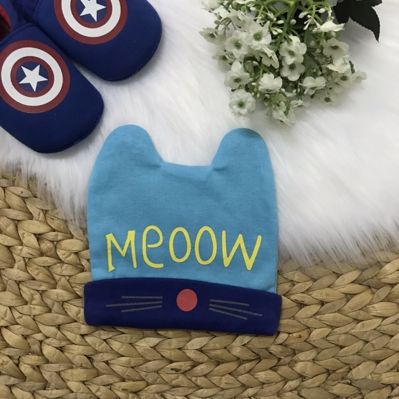 [HCM][Chọn Mẫu] Nón mũ cotton dệt kim co giãn cho bé