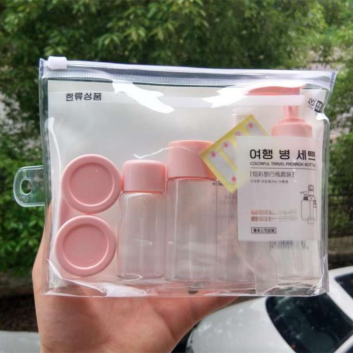 Bộ chiết mỹ phẩm 7 chi tiết mini