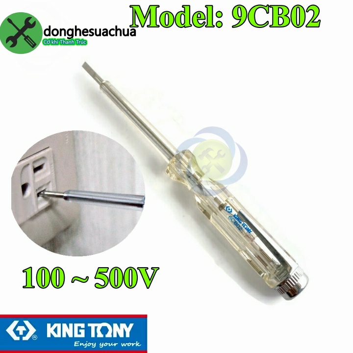 [HCM]Bút thử điện Kingtony 6CB02 100-500V