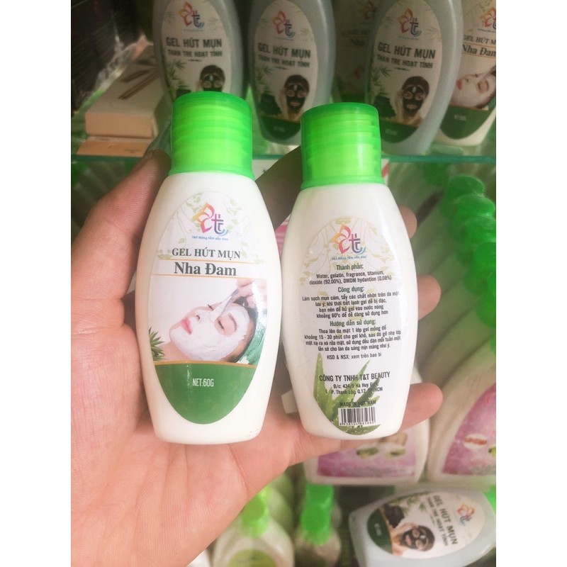 Gel lột mụn T&T 60g (Nha đam, Than hoạt tính) - Chính Hãng