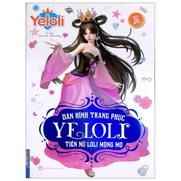 Fahasa - dán hình trang phục yeloli - tiên nữ loli mộng mơ