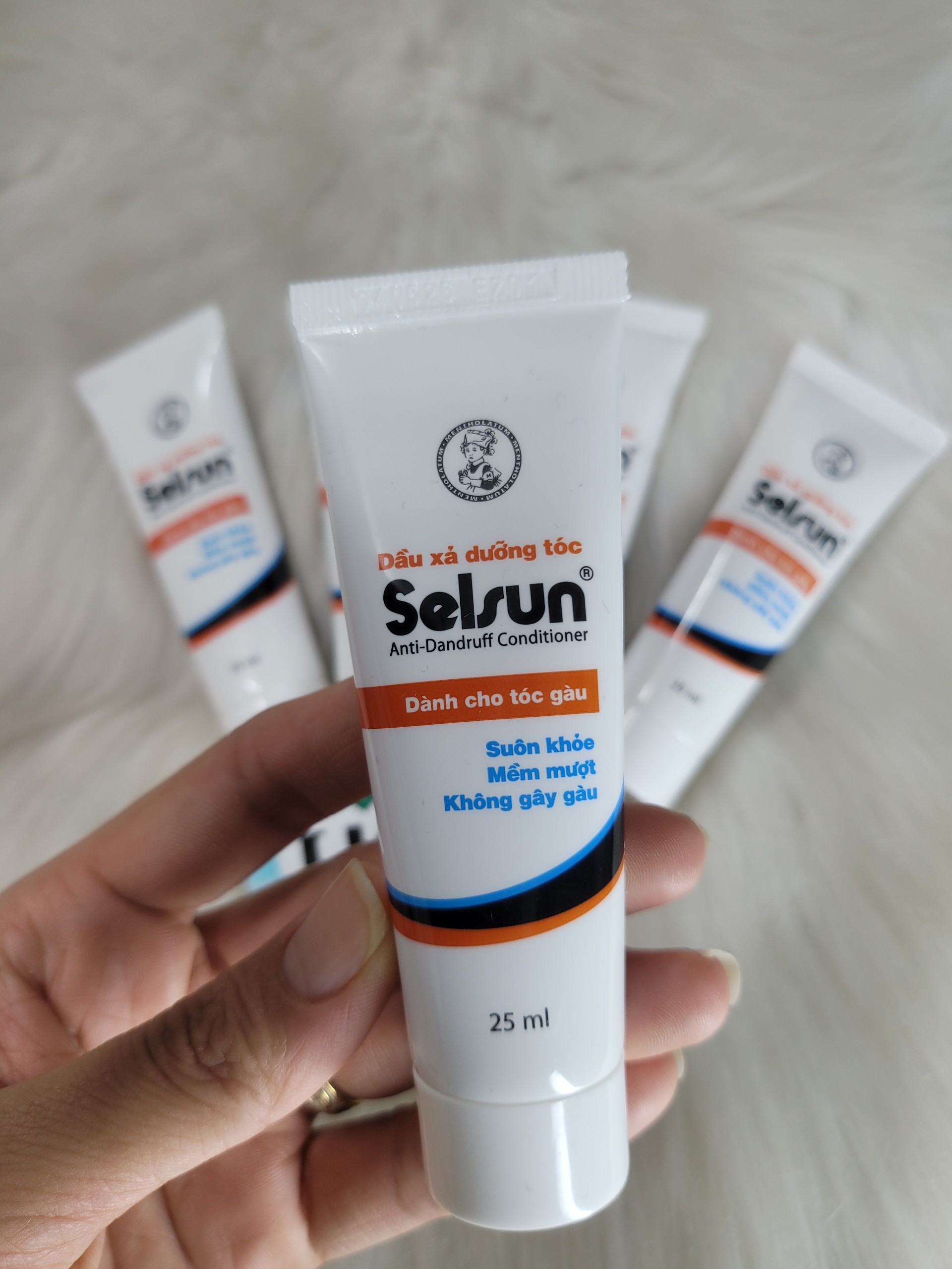 Combo 5 tuýp Dầu xả dưỡng tóc Selsun 25ml/1tuýp- Hàng mini