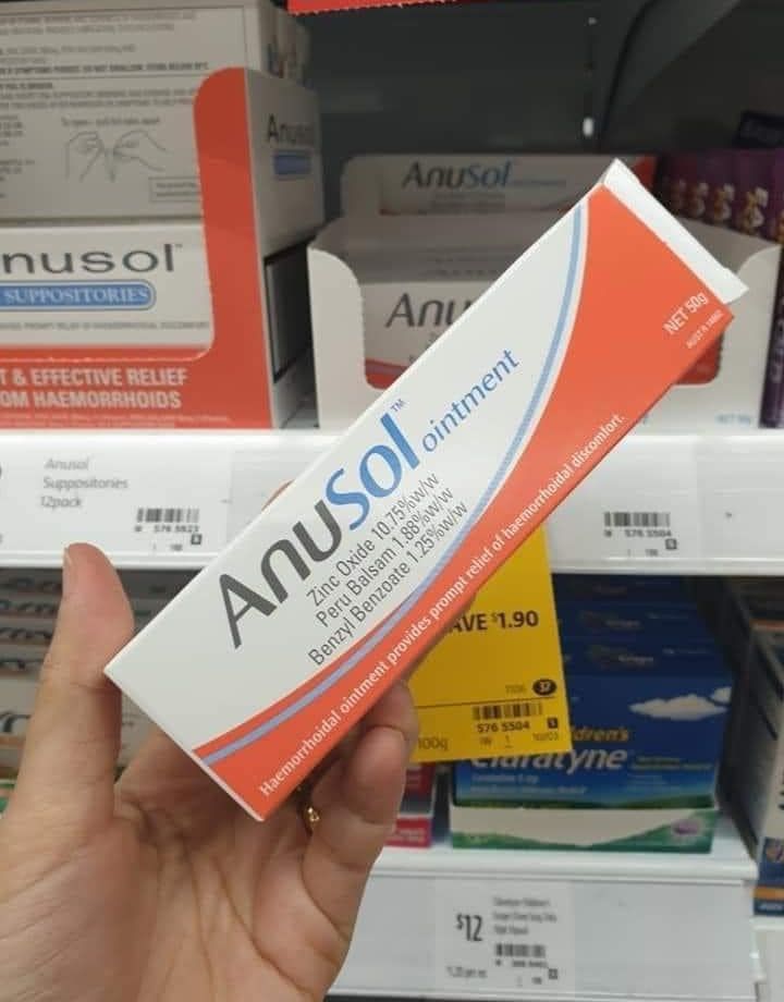 Kem bôi tri Anusol Hàng Úc