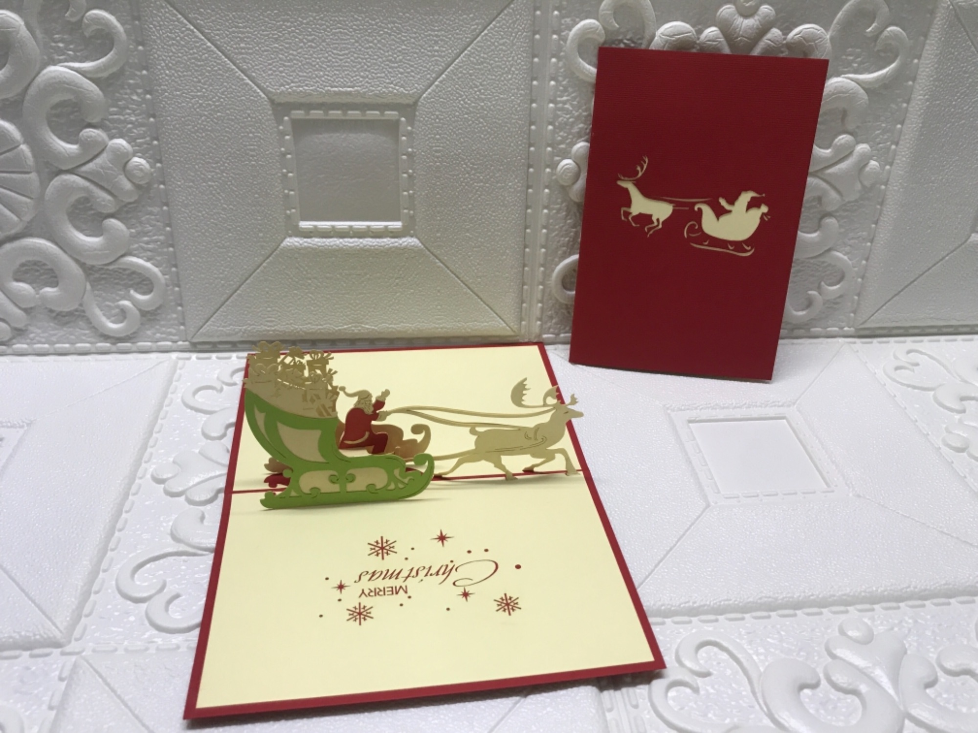 Santa 6 - noel - 3d card