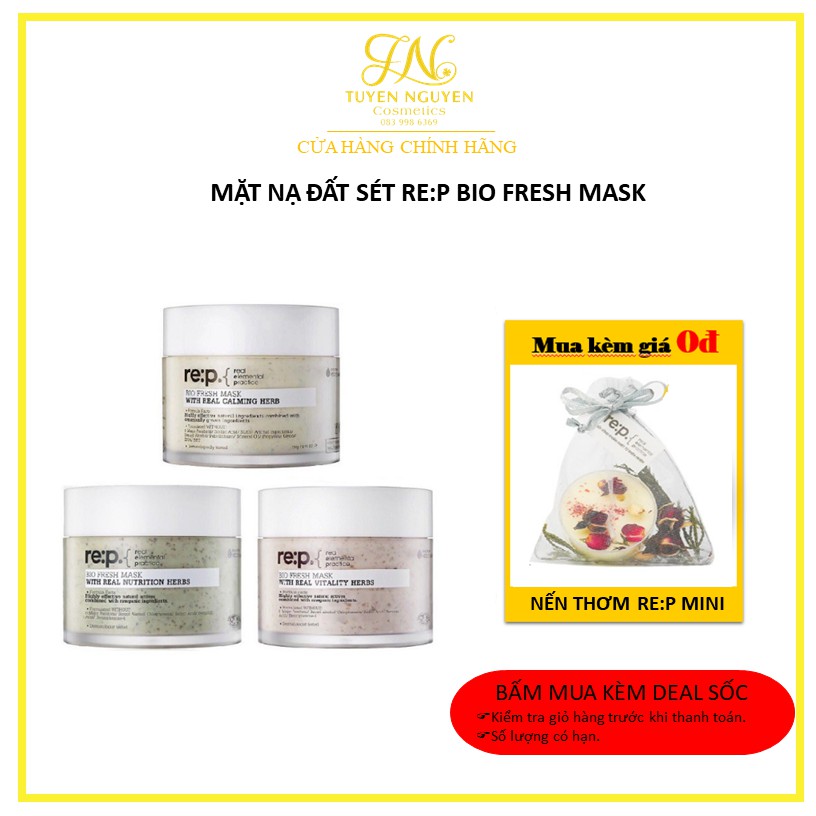 Mặt Nạ Đất Sét REP Bio Fresh Mask