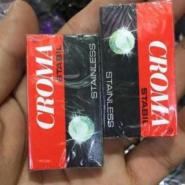 Dao Tem Croma 1 Hộp (10 Lưỡi) Hàng Chuẩn Công Ty