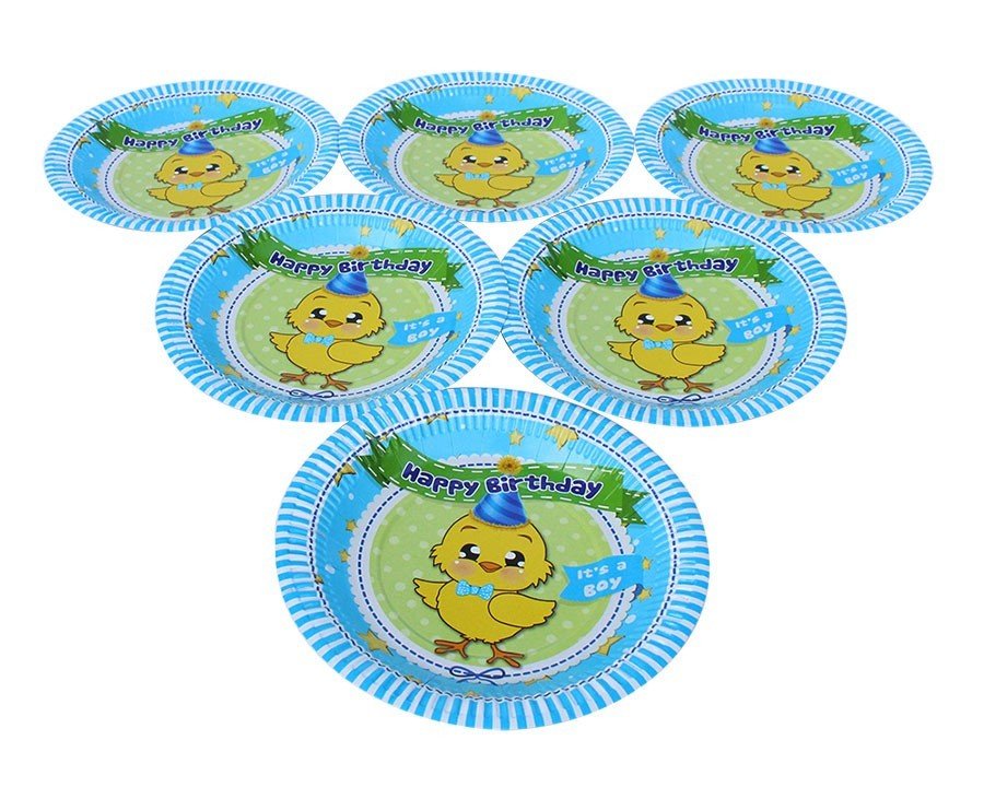 [HCM]Bộ 6 đĩa giấy trang trí sinh nhật