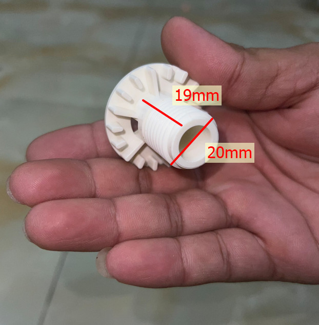 Out thoát nước xả đáy Phi 20 cho hồ cá ( loại thẳng)