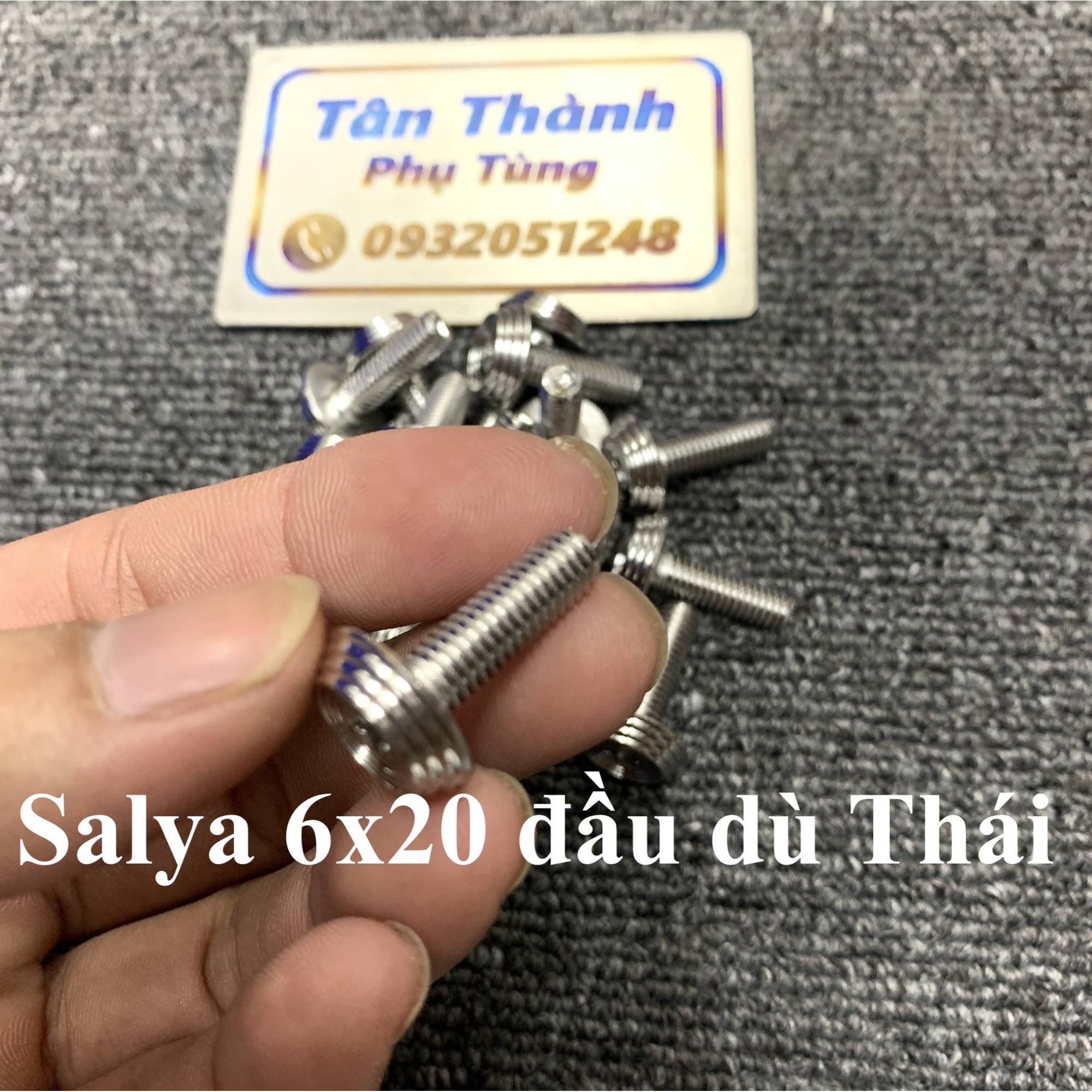 ỐC SALAYA 6X20 ĐẦU DÙ KIỂU THÁI