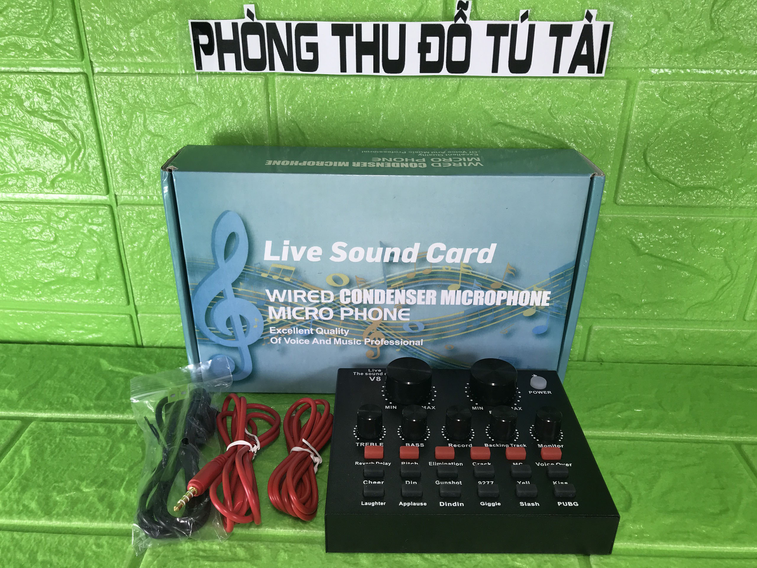 Sound card Live Stream V8 2020 có Bluetooth