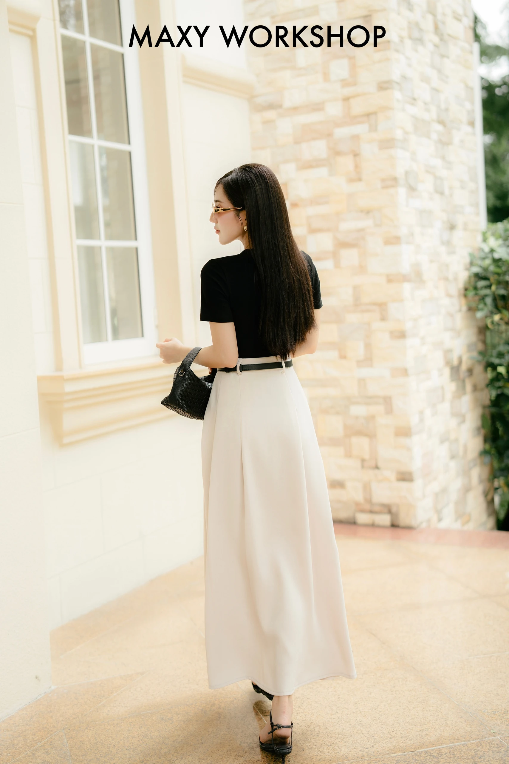 Áo thun tay ngắn ôm dáng Lady Tee Maxy Workshop