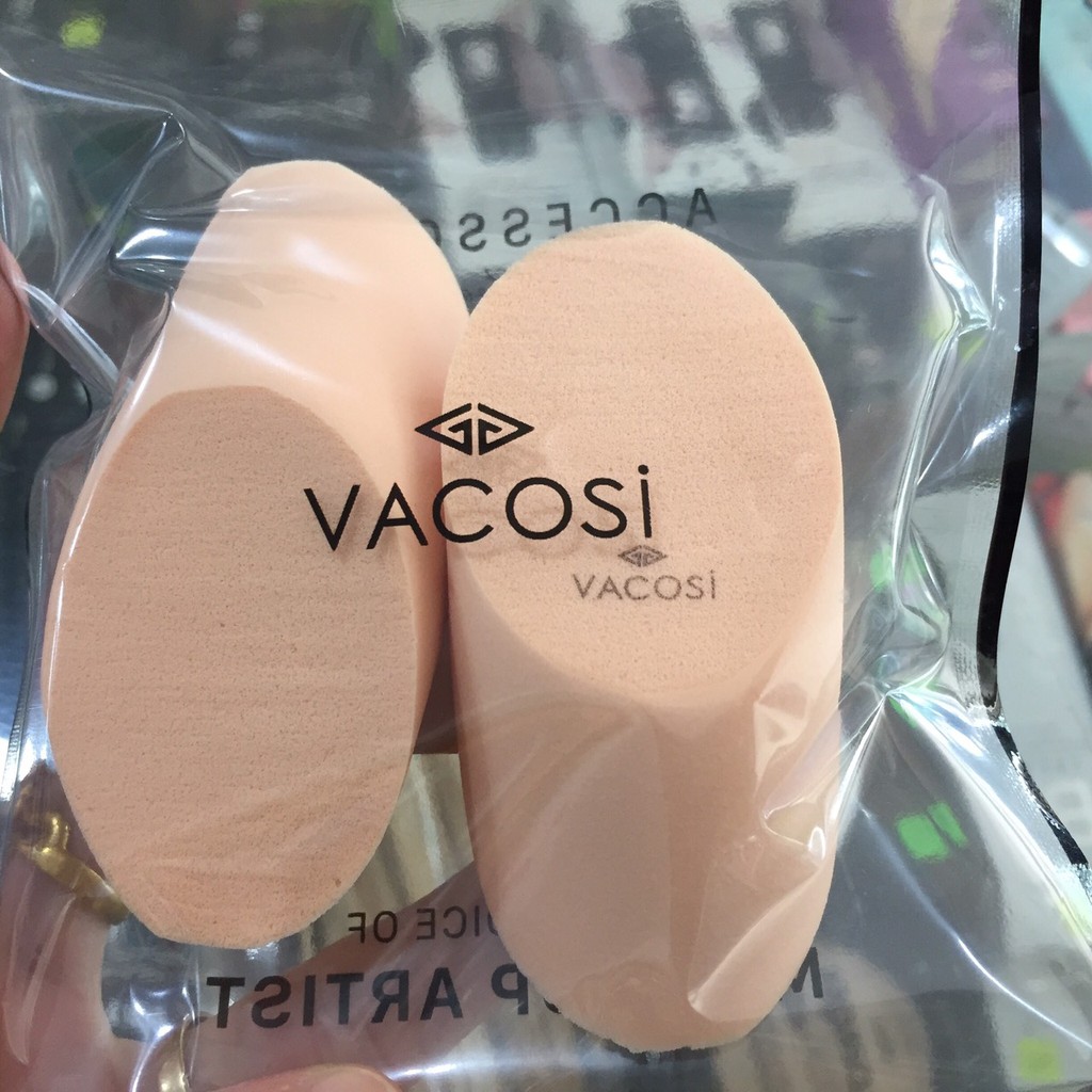 Bông phấn ướt vacosi elipse sponge 2pcs - bp10