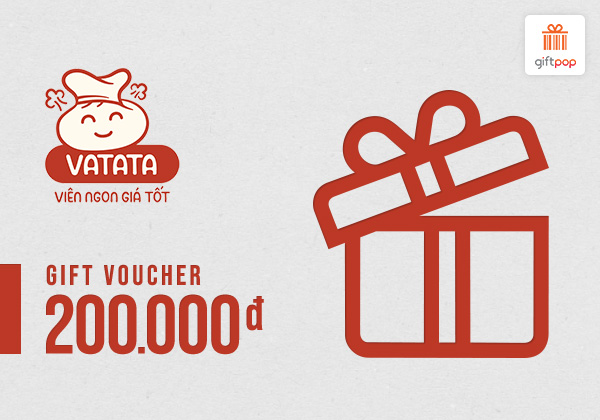 Phiếu quà tặng VATATA 200k