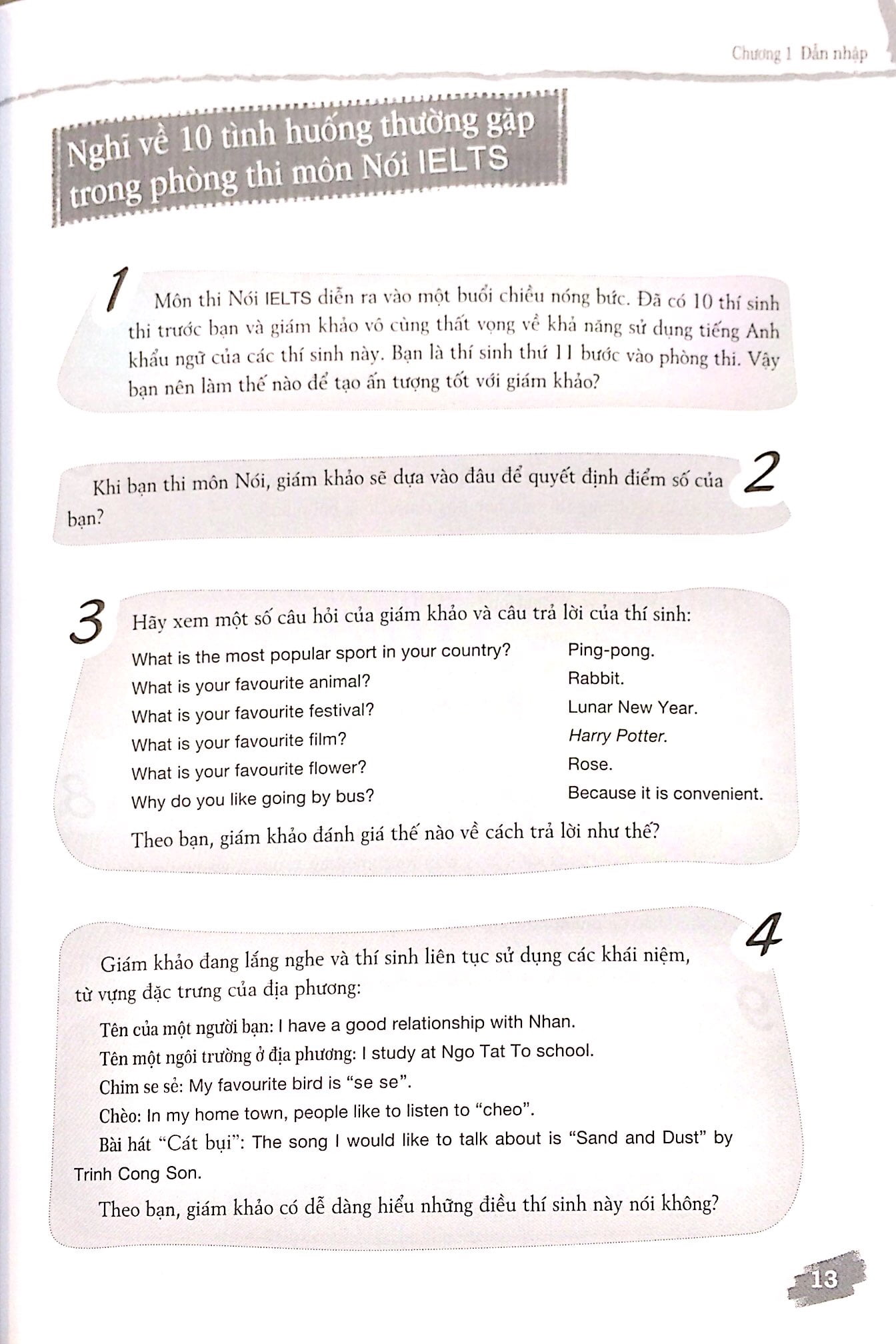 Fahasa - IELTS Speaking Recent Actual Tests & Suggested Answers
