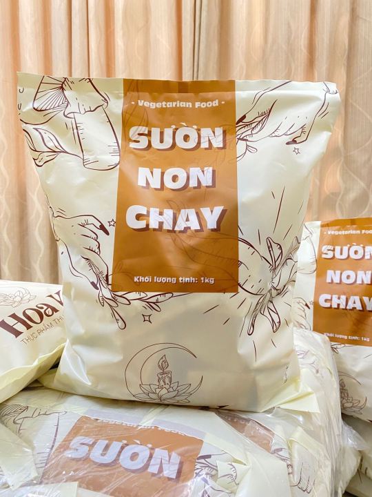 Sườn non chay thương hiệu hoa y 1kg