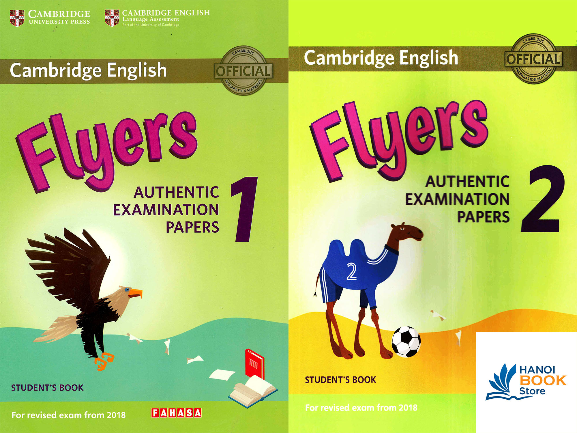 Sách Tiếng Anh FLYERS AUTHENTIC EXAMINATION PAPERS 1-2 (Sách màu)