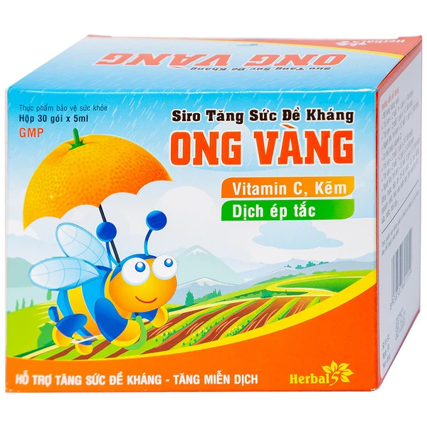 Siro Tăng Sức Đề Kháng Ong Vàng (H/30g/5ml) (Gói)