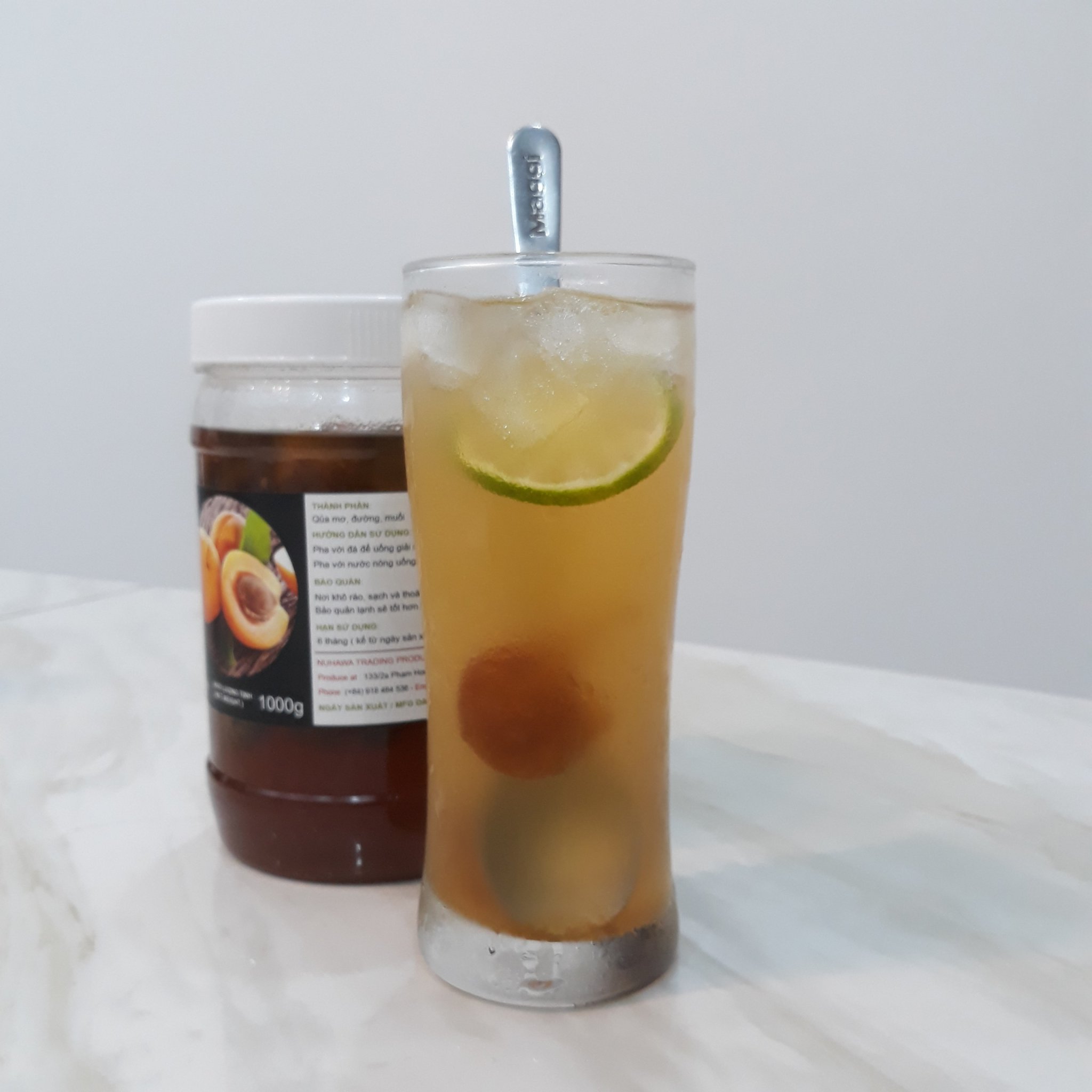 Mơ ngâm đường hộp 1kg