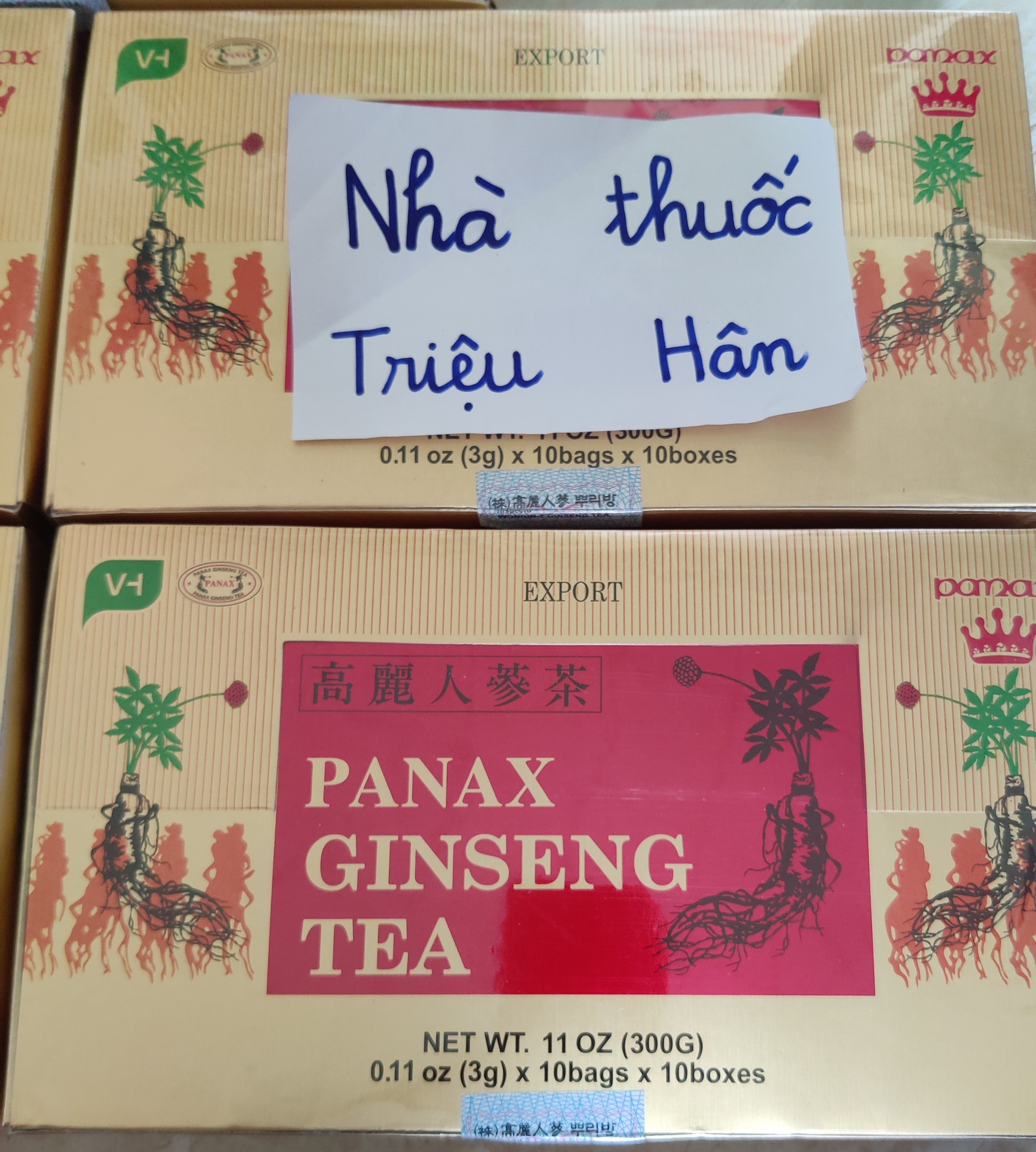 Panax ginseng tea 100 box health supplement package