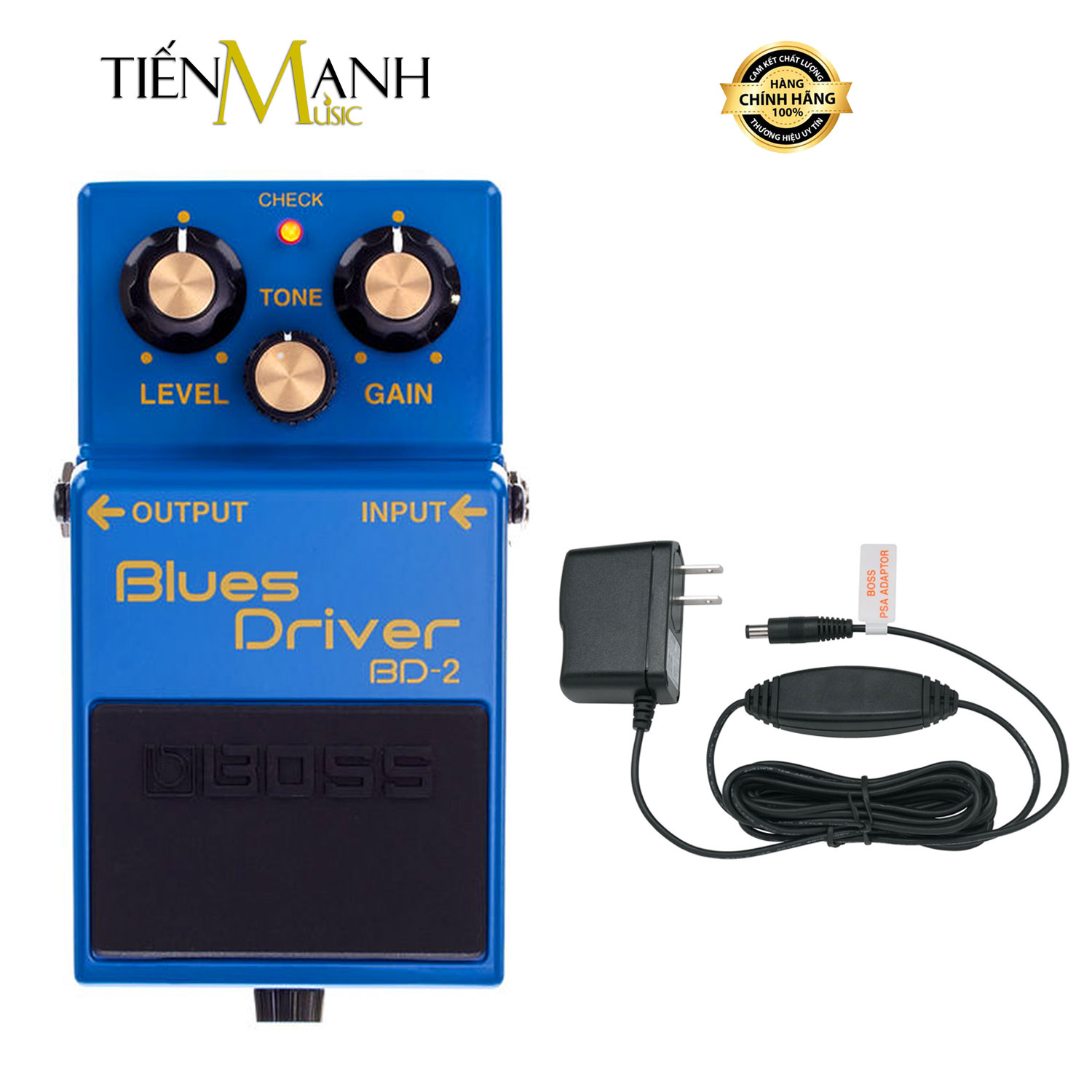 [Chính Hãng] Phơ Guitar Boss BD-2 Blues Driver - Bàn Đạp Fuzz Pedals Effects BD2