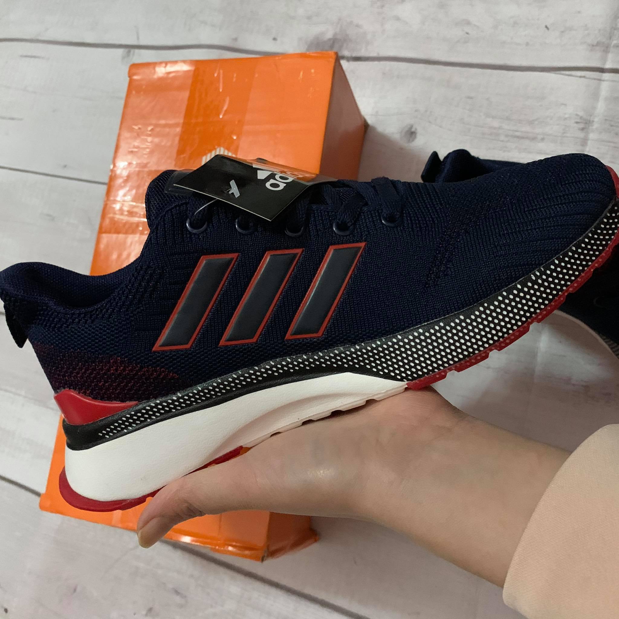 [ẢNH THẬT] Giày Thể Thao Nam Adidas 3 Vạch(3 Màu Đen, Xanh Đậm,Đen Trắng )