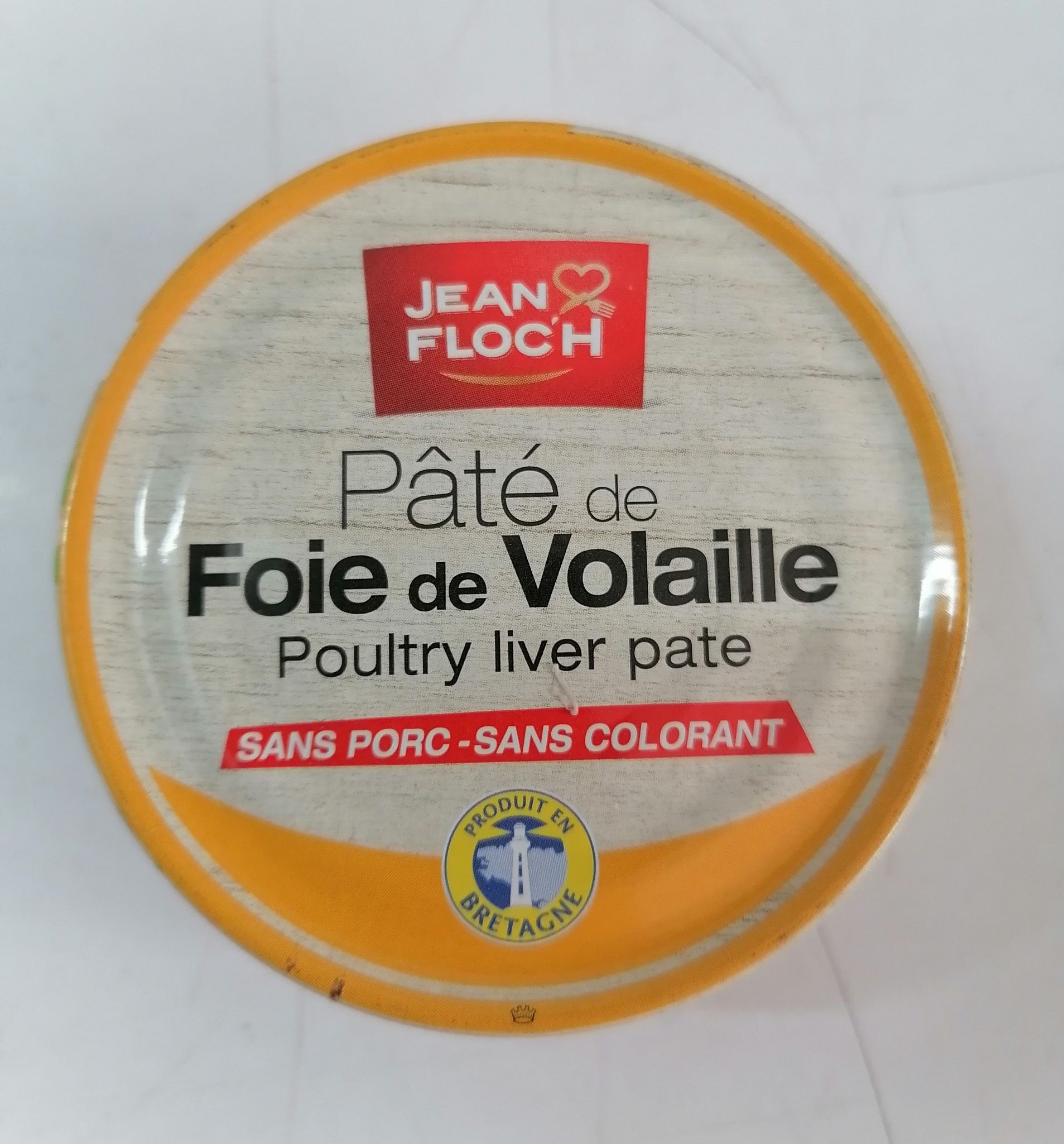 [78g – VÀNG] Pa tê gan gà tây [France] JEAN FLOCH Foie de Volaille Poultry Liver Pate (alc-hk)