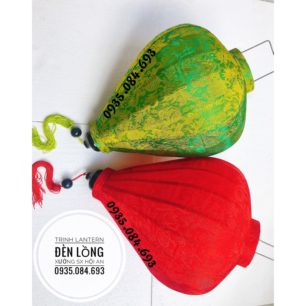 [Giá Tận Xưởng] Đèn lồng hội an_Lụa Tơ Tằm_(CÓ SẴN) Size 45CM sỉ ib zalo (mua 10 cái=sỉ)