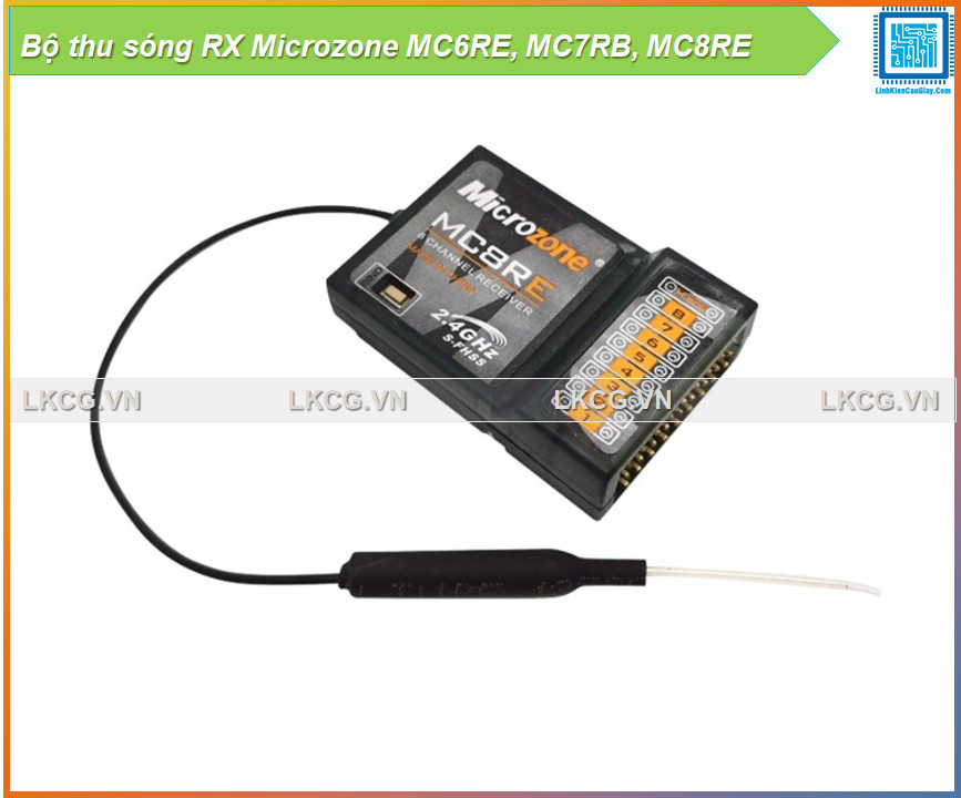[Giá hủy diệt] Bộ thu sóng RX Microzone MC6RE, MC7RB, MC8RE