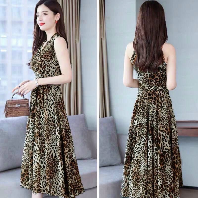 ĐẦM XOÈ DA BEO CỰC ĐẸP.