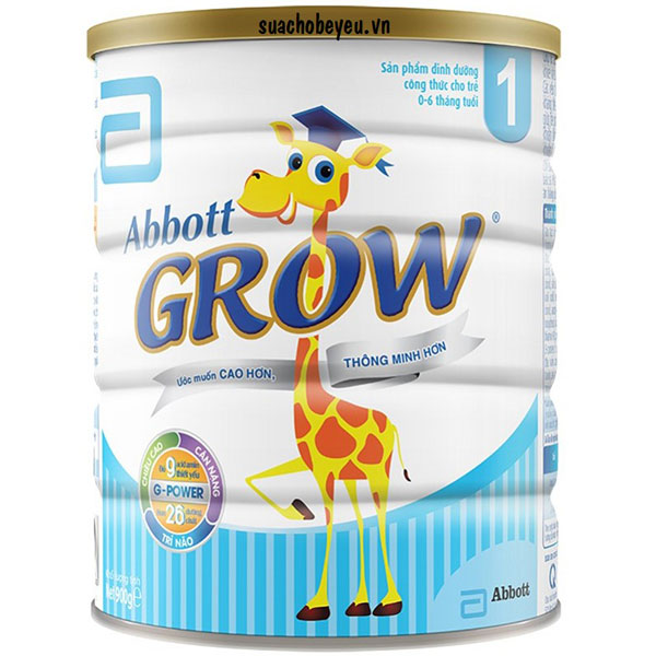 Sữa bột Abbott grow 1 900g