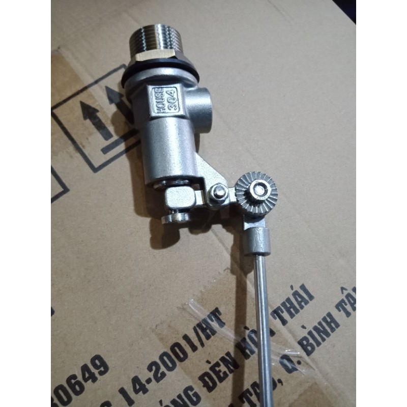 Phao cơ Inox bồn nước gia đình phi 27mm