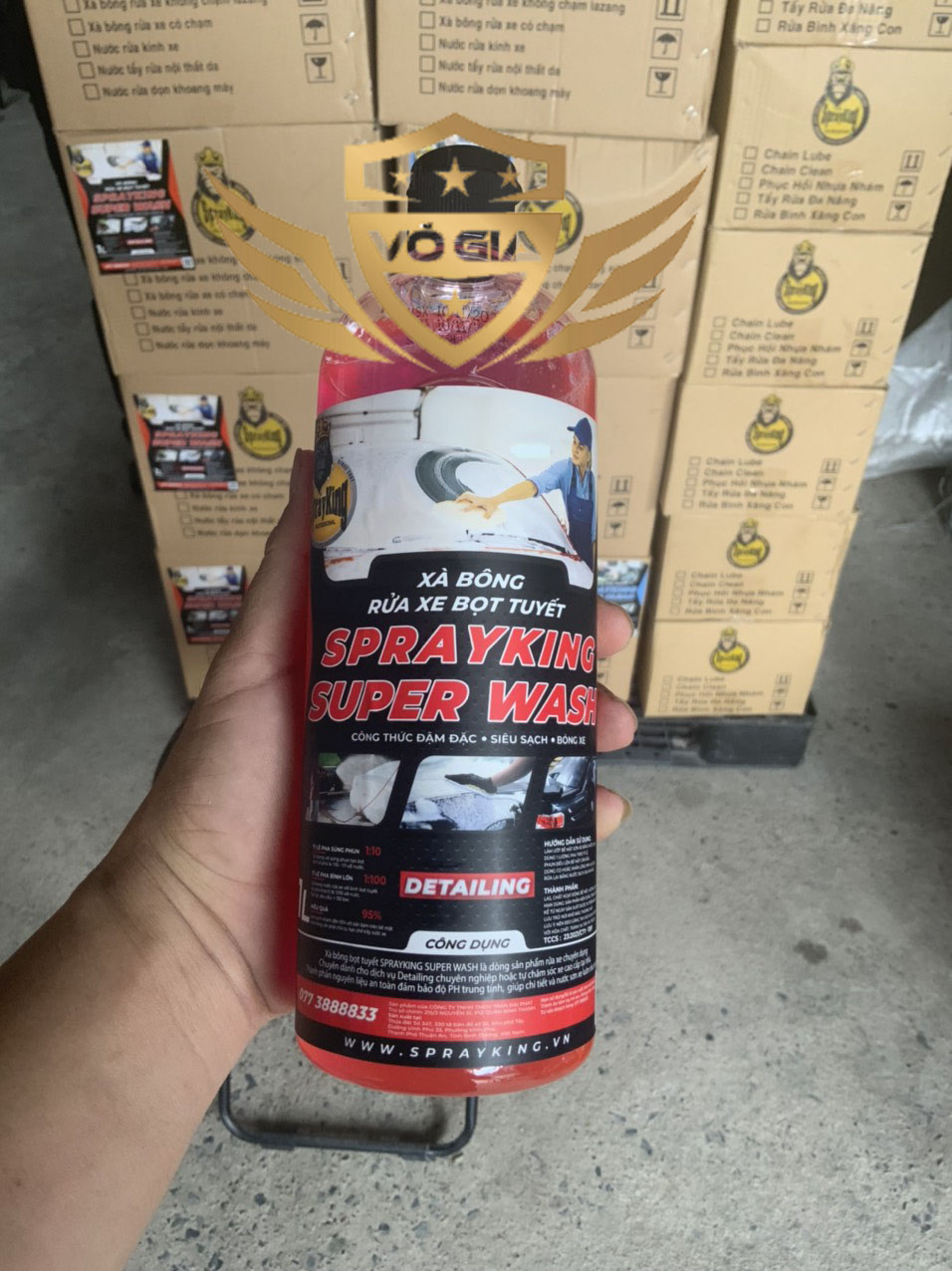 Nước rửa xe,xà bông Sprayking Super Wash 1L