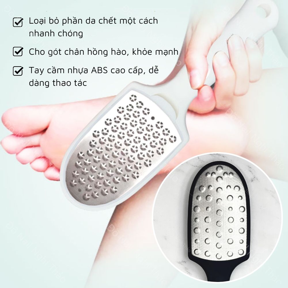Cây chà gót chân inox đa năng 2 in 1