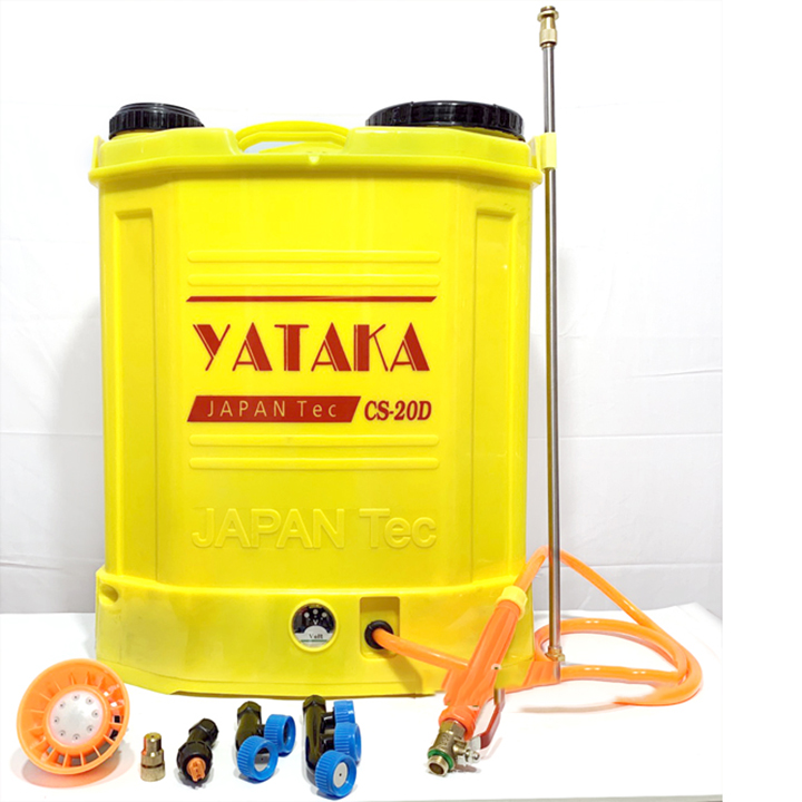 Bình Phun Xịt Điện, Máy Phun Thuốc Trừ Sâu 20L YATAKA CS-20D (Ắc Quy 12V/8Ah)
