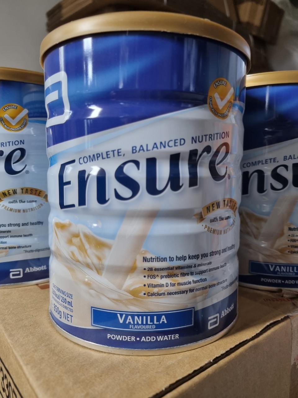 SỮA BỘT VANILLA ABBOTT ENSURE 850G - ÚC